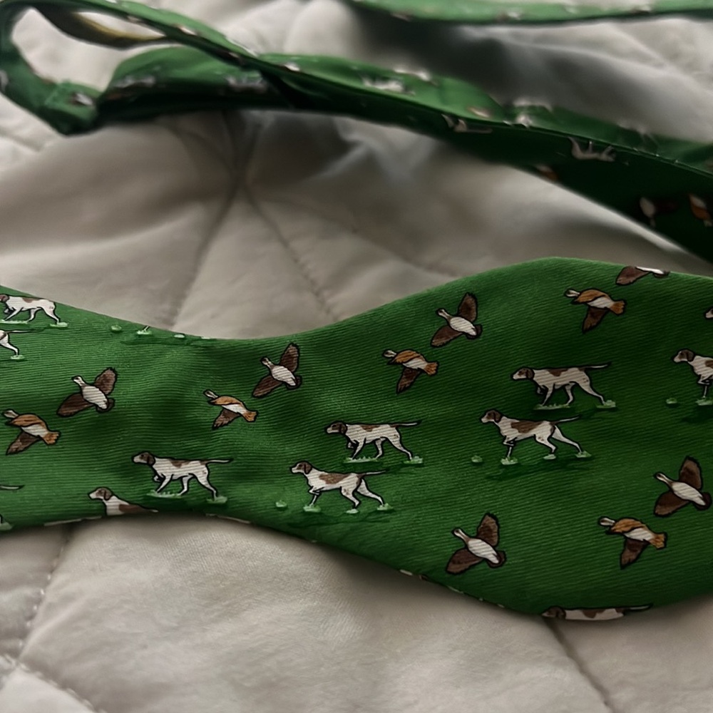 Bird Dog Bay Bow Tie - hunting dogs and pheasants - Picture 5 of 13